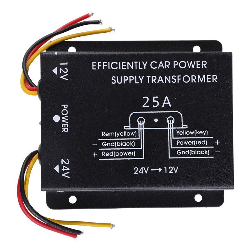Bộ Chuyển Đổi Nguồn Điện Từ 24V Sang 12V 10/15/20/25/30A Chuyên Dụng Cho Xe Hơi