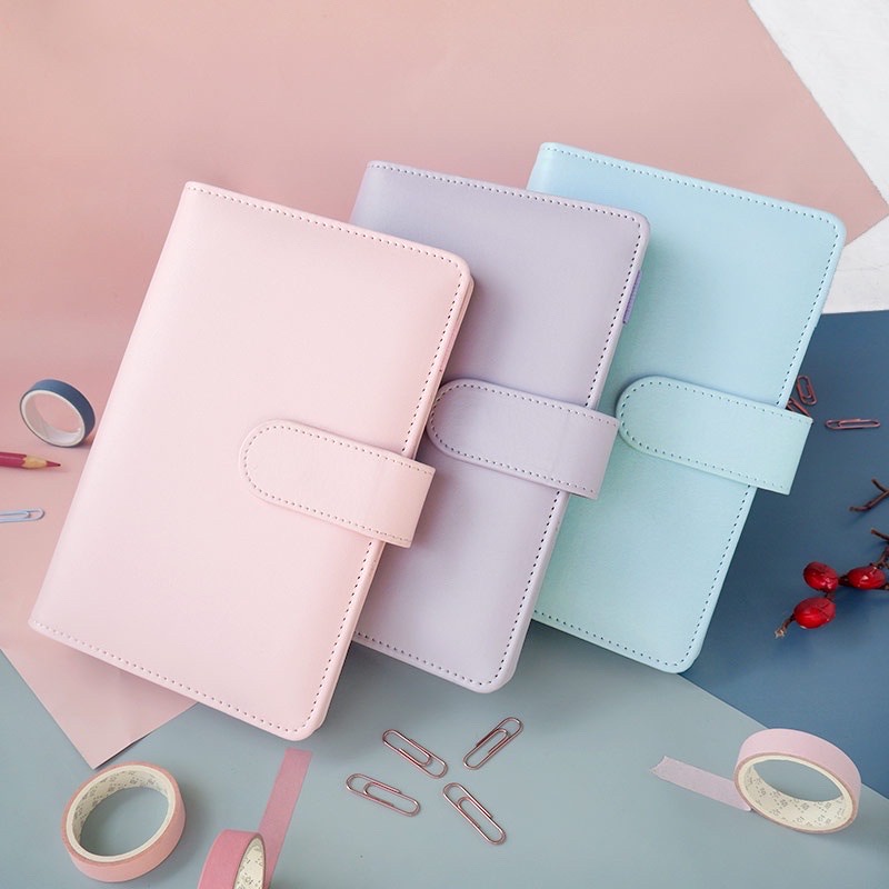 Macaron Binder - Bìa da sổ còng màu pastel