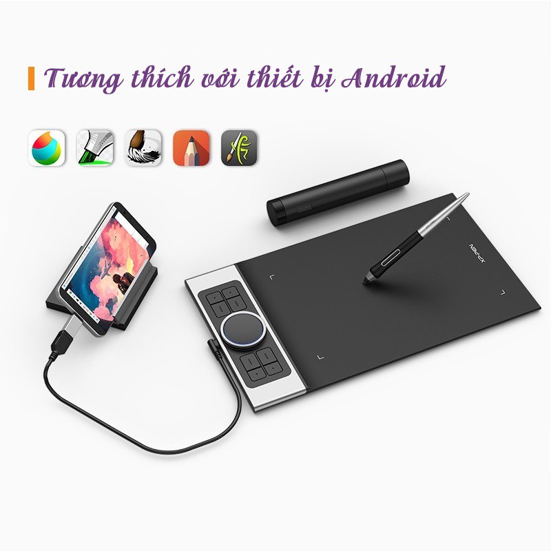 Bảng Vẽ Điện Tử XP-Pen Deco Pro Medium 11x6inch 8192 Lực Nhấn, 2 Dial, Hỗ Trợ Android - Chính Hãng