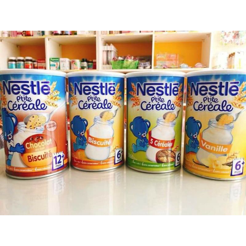 Bột pha sữa Nestle Pháp nhiều vị