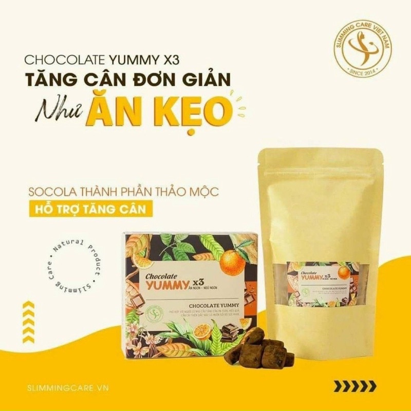 KẸO SOCOLA TĂNG CÂN YUMMY X3