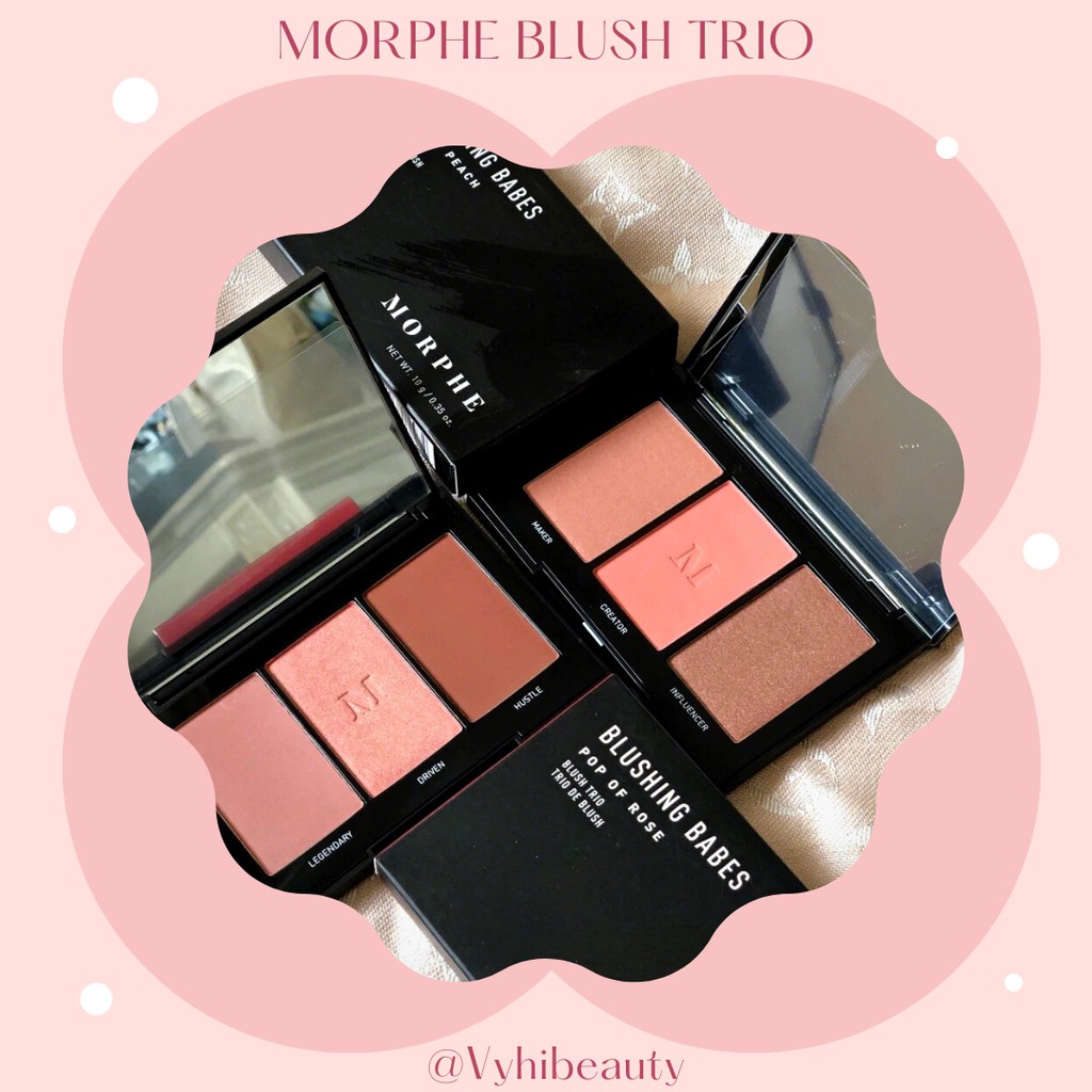 Phấn má Morphe Blushing Babes 3 trong 1