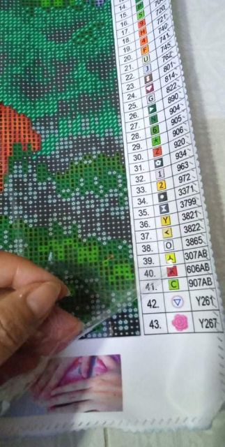 Tranh đính đá phong cảnh đồng quê df486 . Y8276  y8274 , y8275