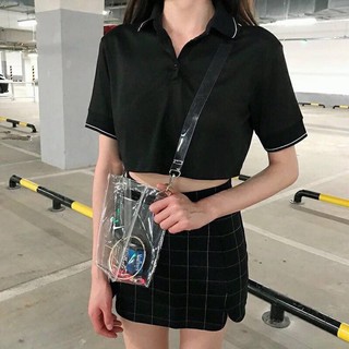 [Free ship toàn quốc] - Áo POLO CROPTOP