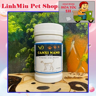 Canxi Nano - Bổ Sung Canxi Cho Chó Mèo Bị Cụp Tai, Hạ Bàn Lọ 150 Viên