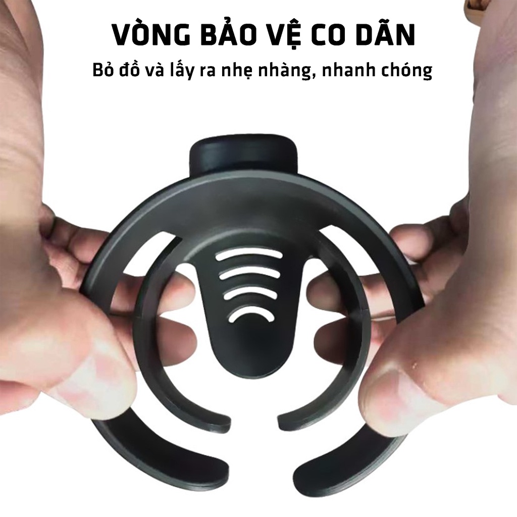 Giá Kẹp Bình Sữa / Bình Nước Treo Xe Đẩy/ Xe Đạp/ Cho Mẹ Và Bé Tiện Lợi Tiện Dụng 2 in 1 Siêu Bền Chắc Chắn