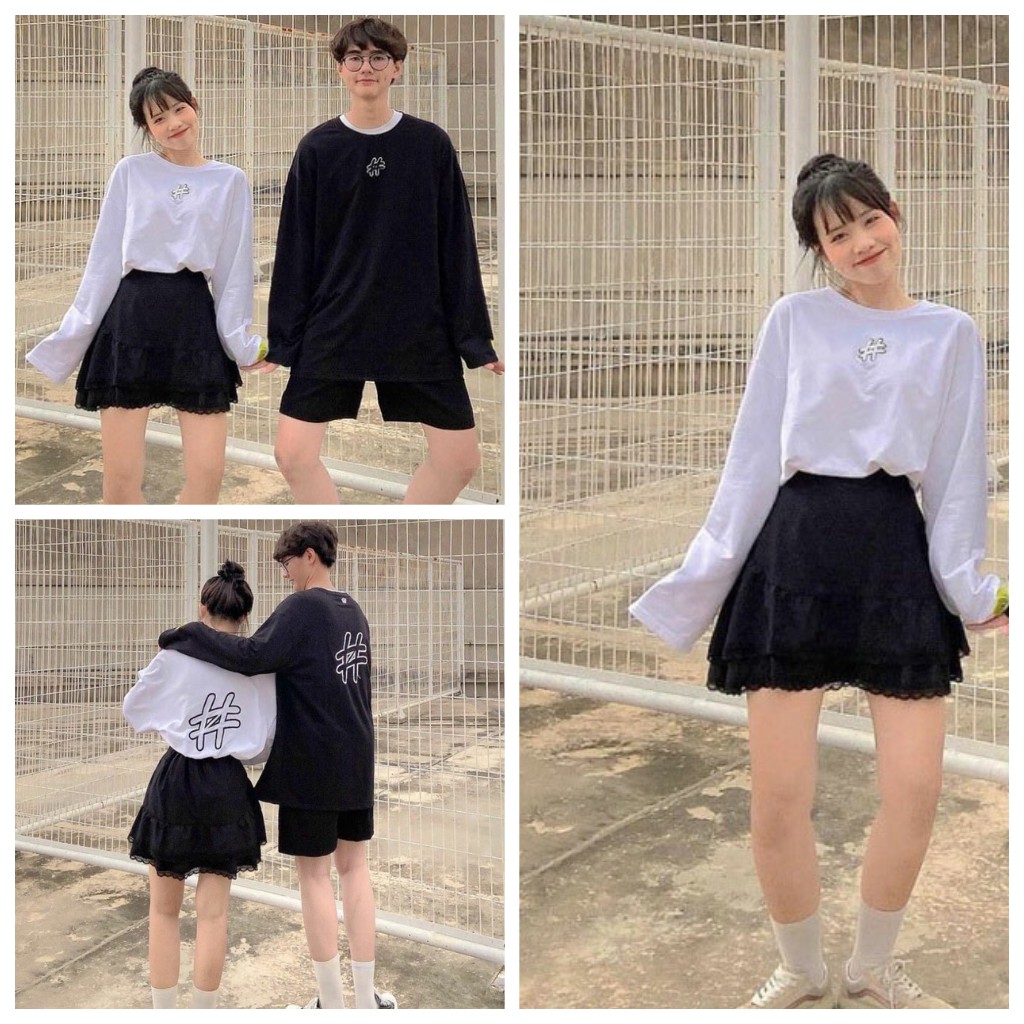 Áo thun Unisex dài tay HASTANG mặc đôi_VIETSTAR