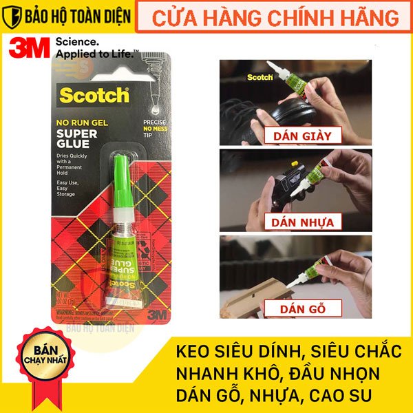 Keo đa năng siêu dính 3M Scotch AD113. Dán giày dép, gỗ, nhựa, cao su, gốm sứ,.. Dính siêu chắc, khô nhanh