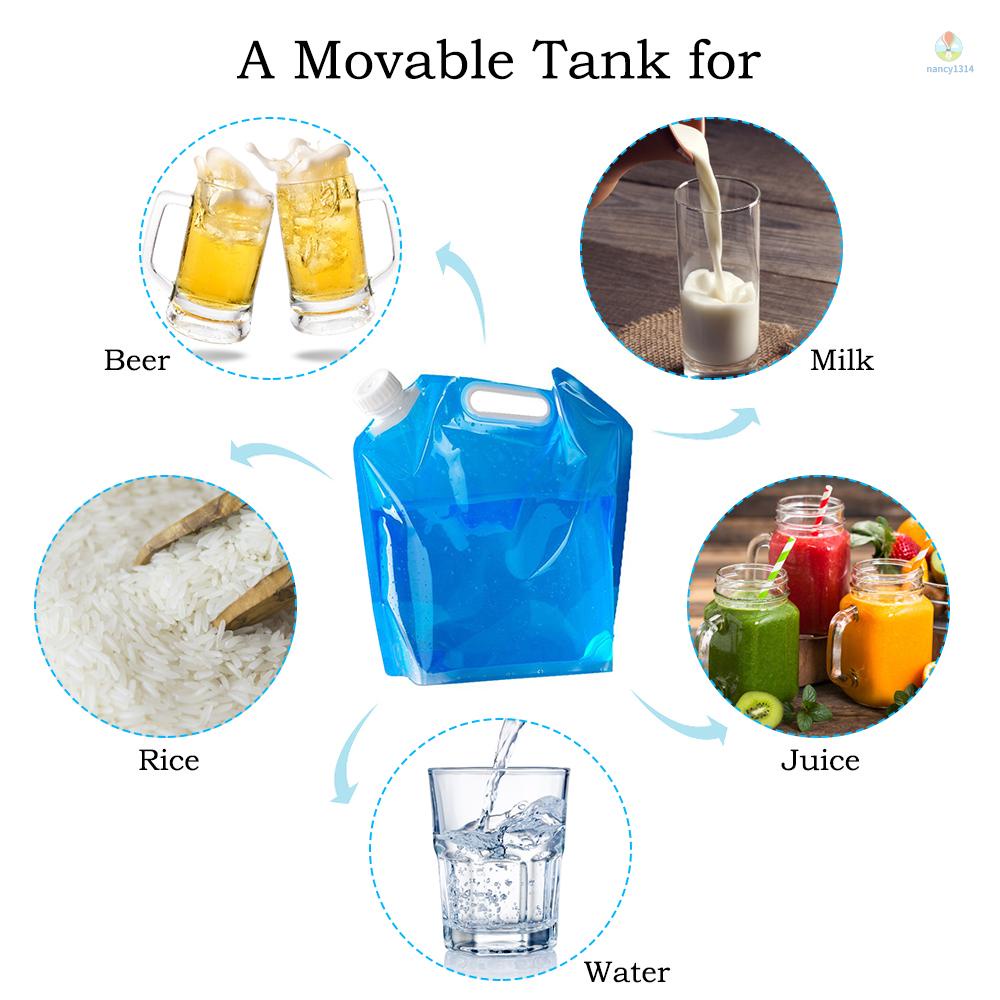 Túi Đựng Nước 5L / 10L Tiện Dụng Cho Các Hoạt Động Ngoài Trời