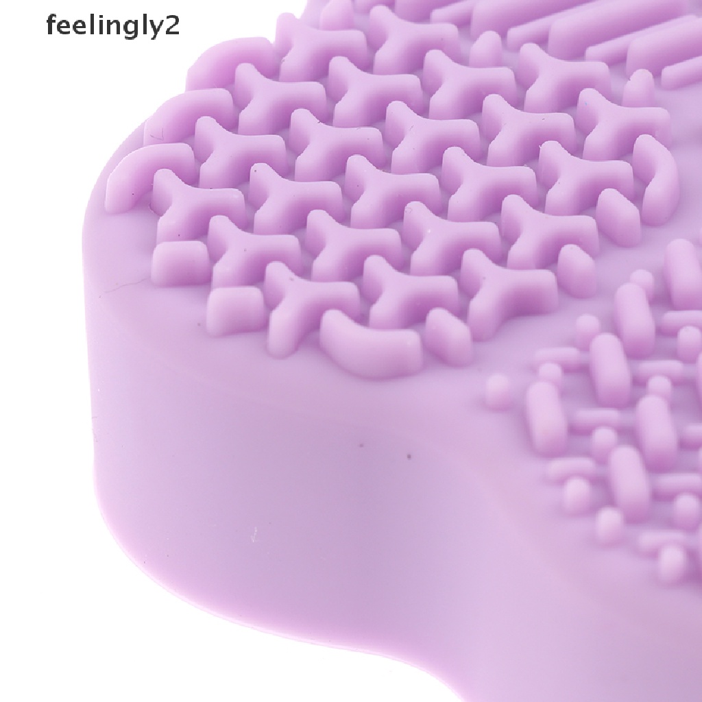 [Hàng mới về] Miếng đệm silicon vệ sinh cọ trang điểm hình sao biển tiện dụng