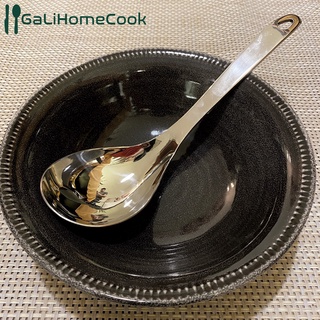 Muôi canh inox 304 cán ngắn (Muôi múc Canh) phong cách Hàn Quốc | GaliHomecook Soup ladle MC-GC