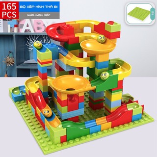 Bộ lego ghép hình cầu trượt