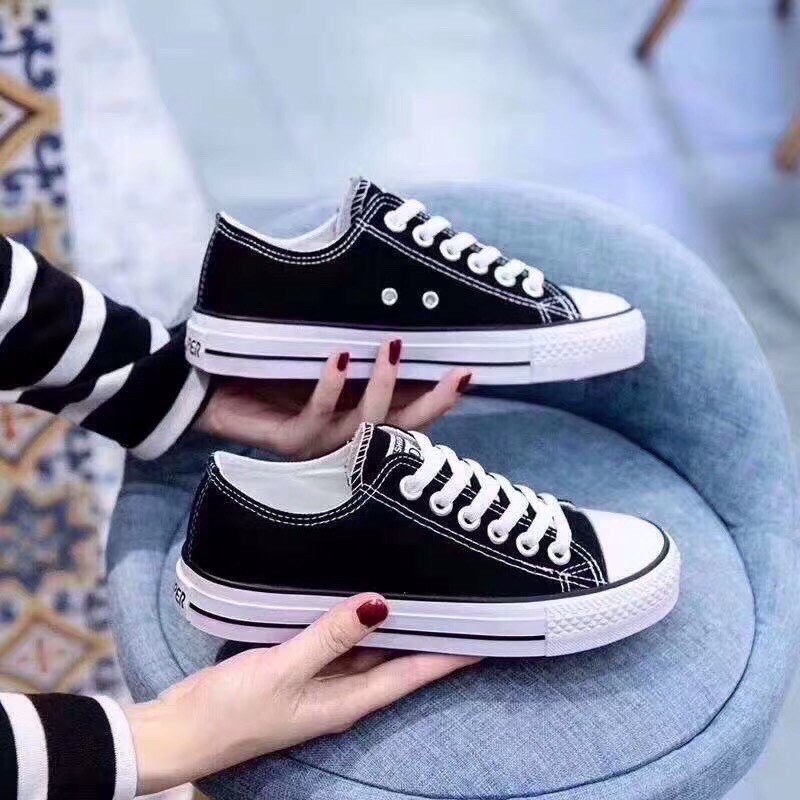 Giày thể thao sneaker nữ đế bằng thắt dây bigsize nhiều màu BRATINA G001 | BigBuy360 - bigbuy360.vn