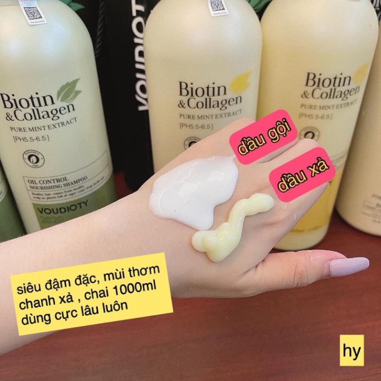 DẦU GỘI CẶP- XẢ DƯỠNG TÓC CHO NỮ BIOTIN &COLAGEN 1000ml | BigBuy360 - bigbuy360.vn