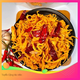 Khô gà bơ tỏi cay giòn loại 1 500gr