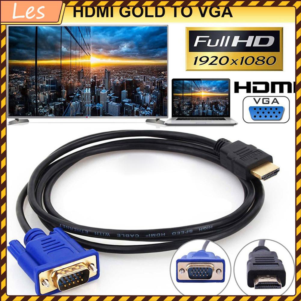 Cáp chuyển đổi HDMI sang VGA dài 1.8m 1080P