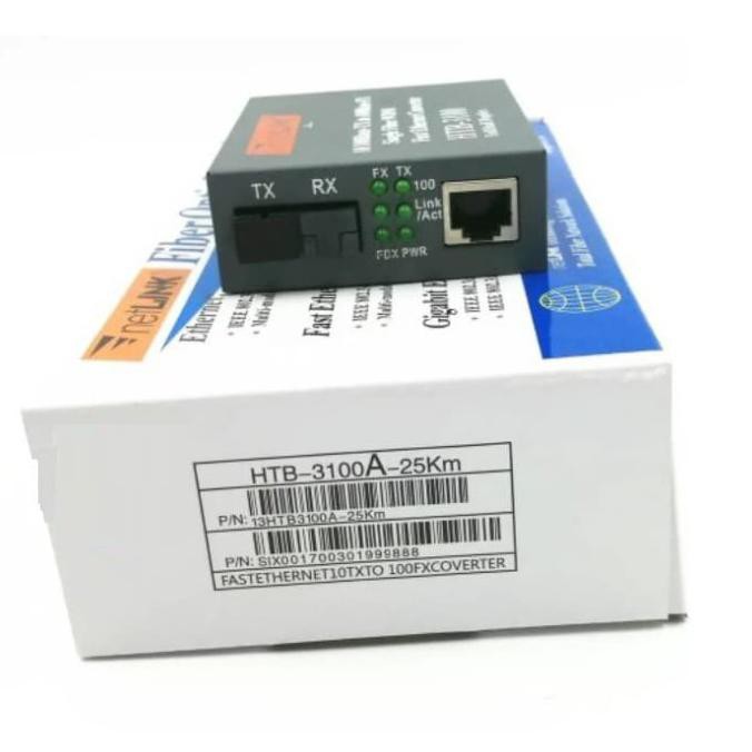 1 Cặp Cáp Quang Lsa 976 Htb-3100 A + B Rj45 Netlink 25km