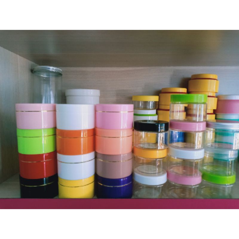 Hủ Đựng Kem 100G Màu Trắng, Đen, Vàng, Xanh , Hồng, Đỏ , Tím