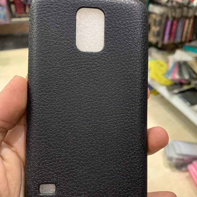 Ốp Samsung S3,S4,S5,S6 dẻo đen vân da thời trang