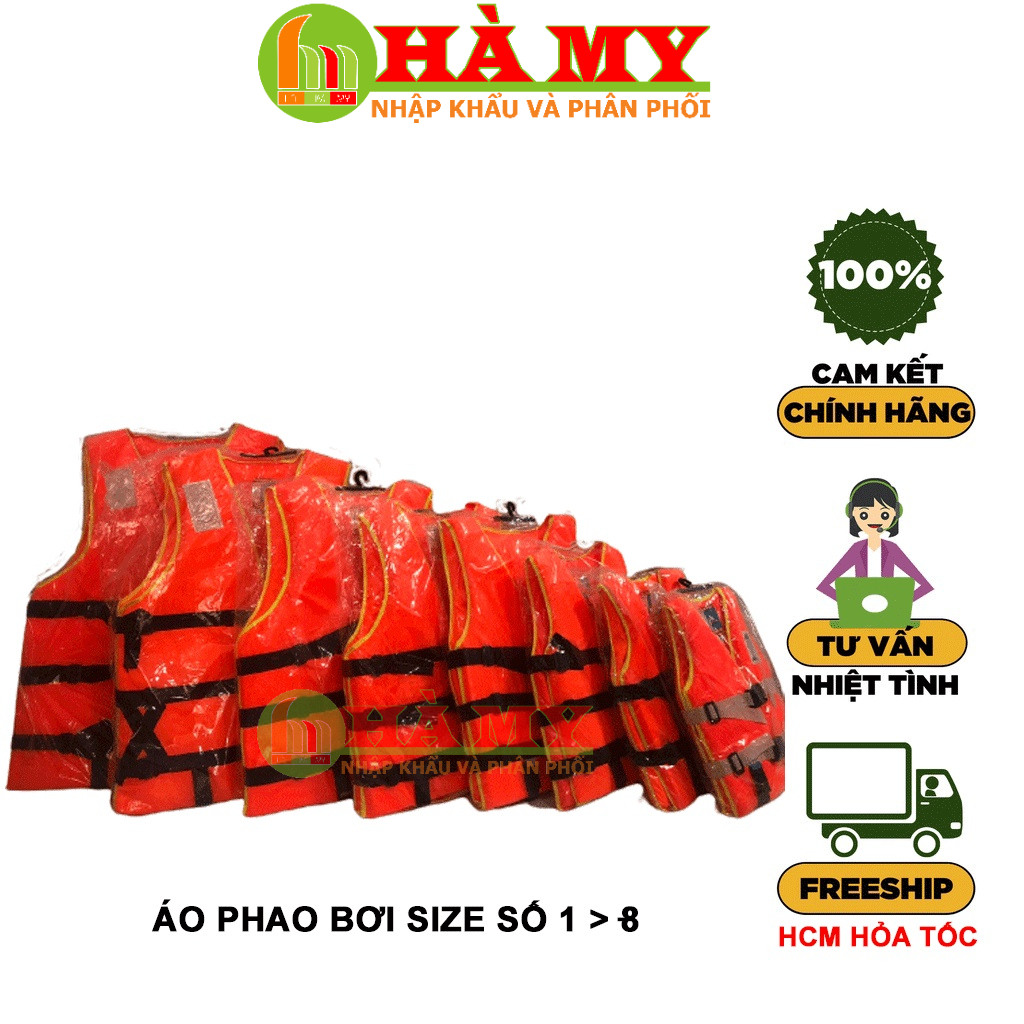 Áo phao mút bơi cho trẻ,người lớn từ số 1 đến số 8 - Có phân phối giá sỉ áo phao bơi cứu sinh