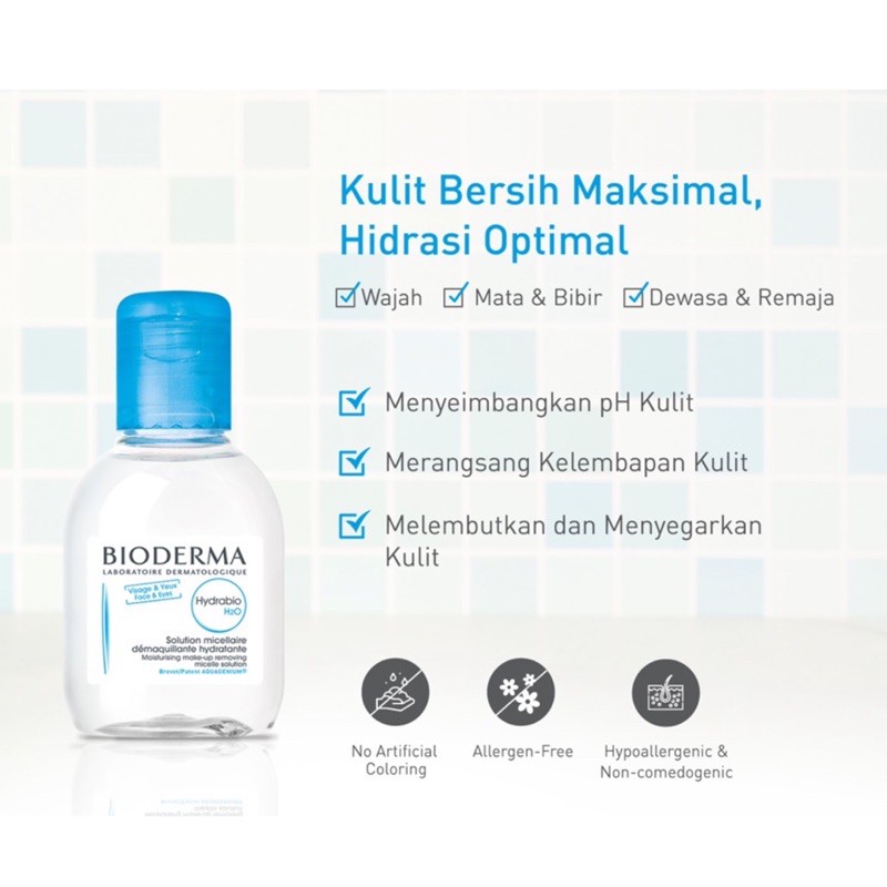 Nước Bioderma Hydrabio H20 Micellar