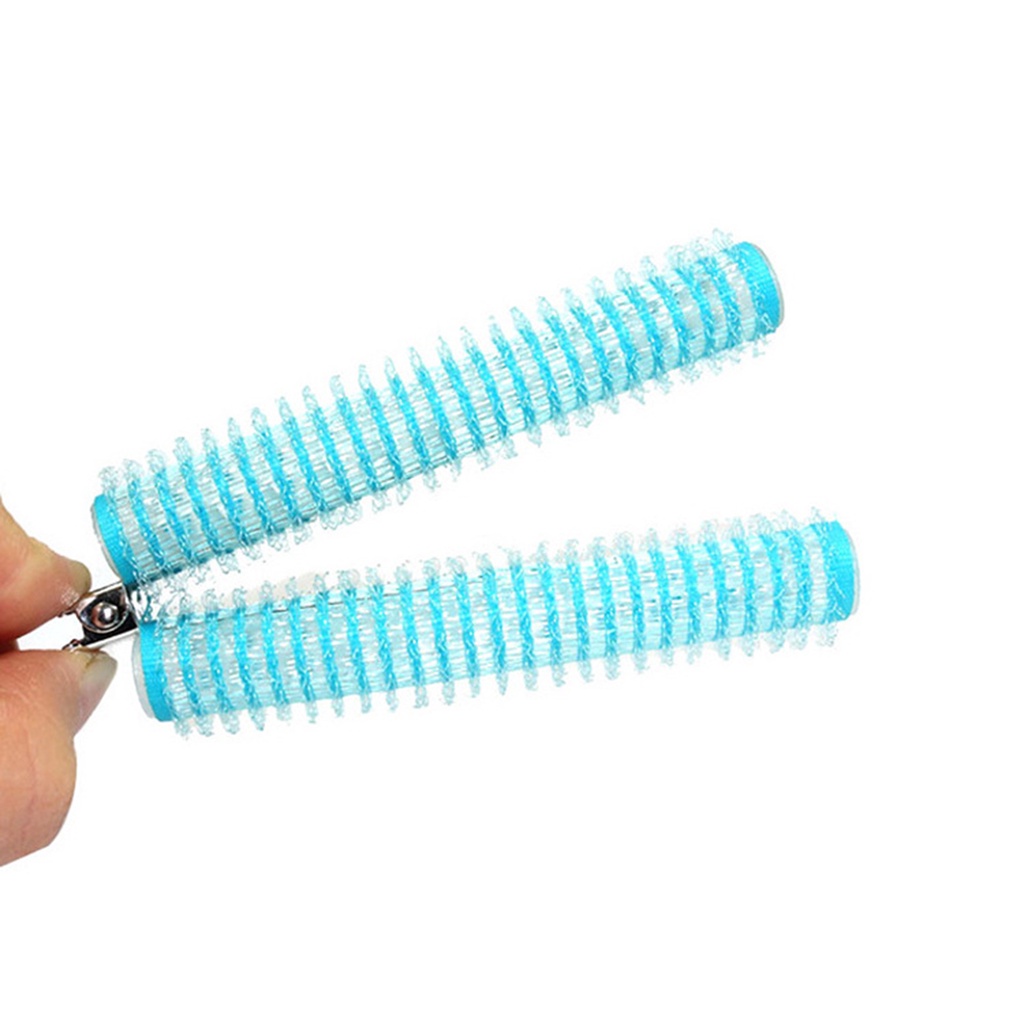 [Hàng mới về] Kẹp tóc mái dạng lô uốn xoăn nhẹ tự dính an toàn chuyên nghiệp cho nữ