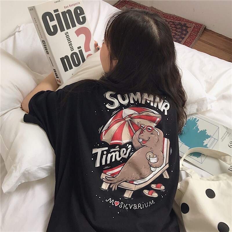 Áo Thun Unisex SUMMER Tay Lỡ Form Rộng G459