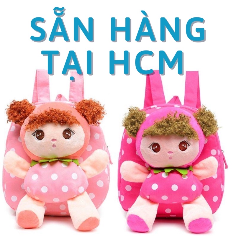 Ba lô hình búp bê dễ thương cho bé gái
