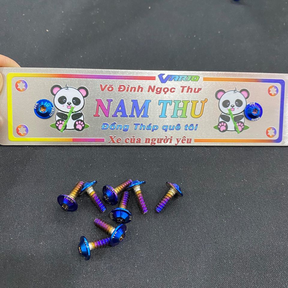 Bảng tên gắn xe máy SH18 - Thiết kế theo yêu cầu