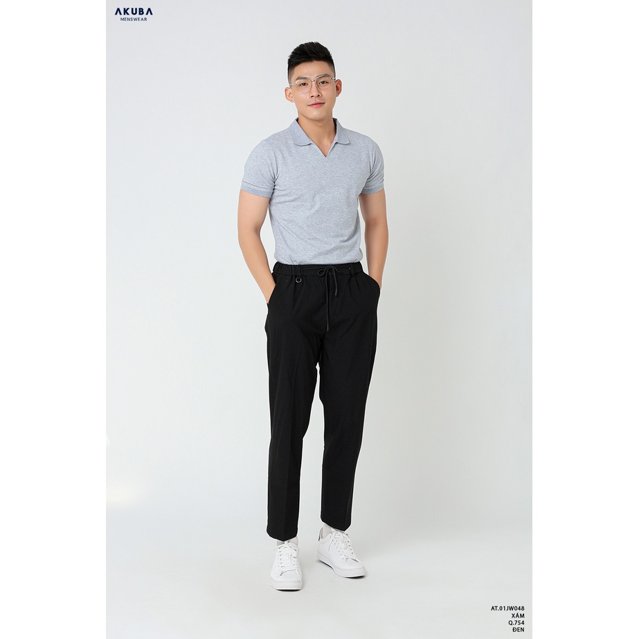 Áo Thun Nam Có Cổ Polo AKUBA Cao Cấp 01JW048