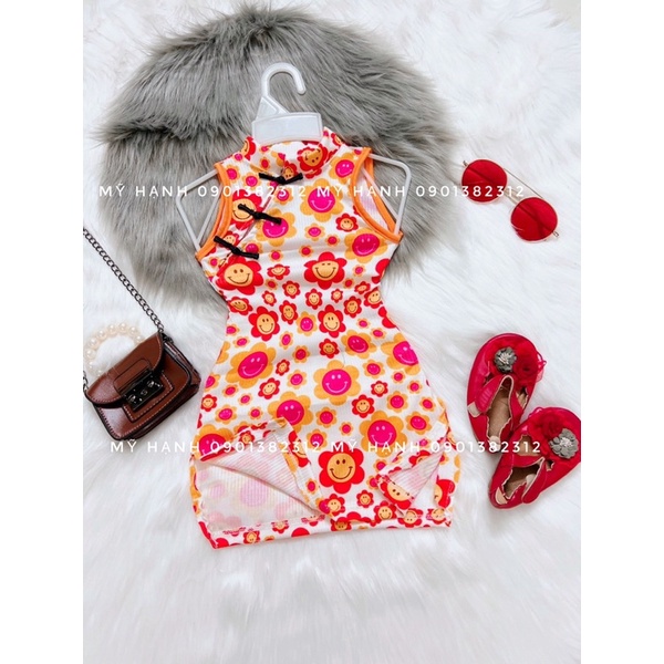 (nhiều mẫu) SƯỜN XÁM - ĐẦM BODY XẺ TÀ CHO BÉ GÁI