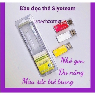 Đầu đọc thẻ nhớ Siyoteam Urtechcorner đa năng đọc được nhiều loại thẻ Micro/TF/SD