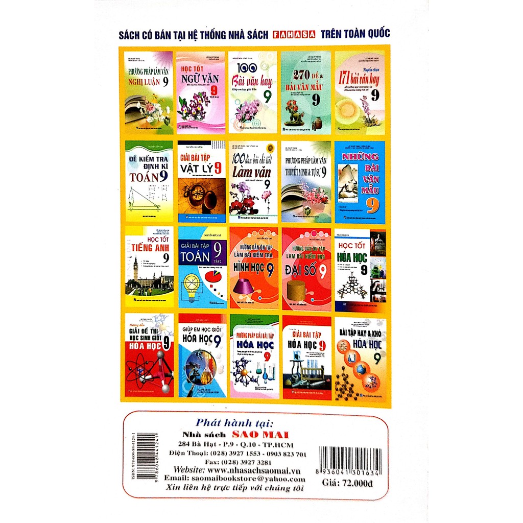 Sách - Hướng Dẫn Giải Các Dạng Bài Tập Trắc Nghiệm Hoá Lớp 9