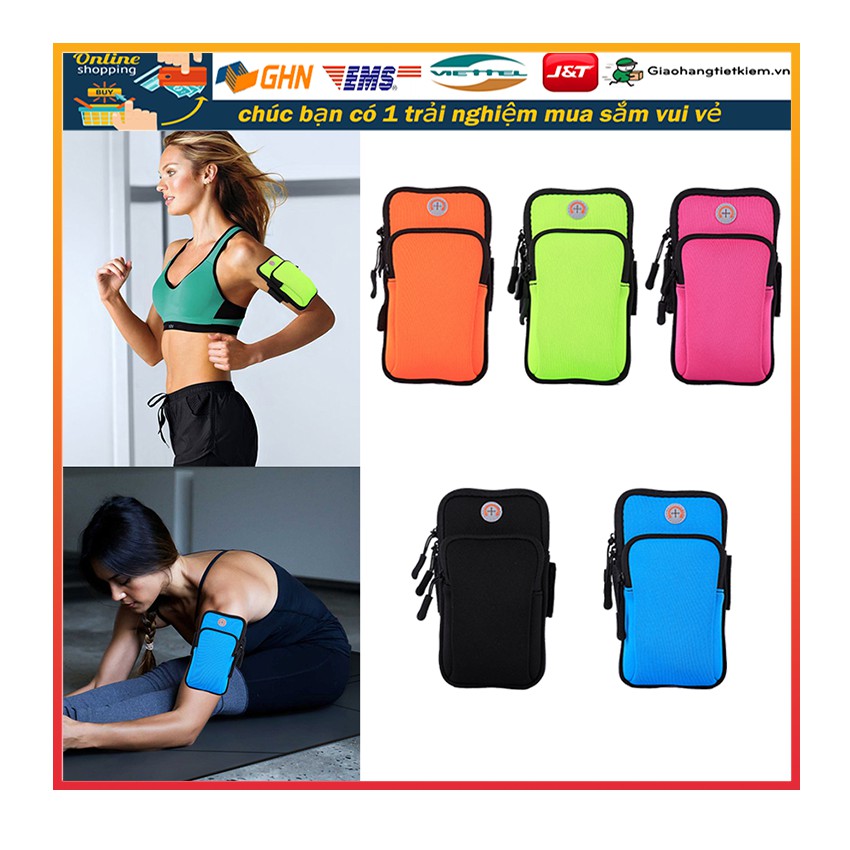 Arm Bag túi để điện thoại đeo cánh tay, túi đeo chạy bộ ngoài trời Sports Arm Bag