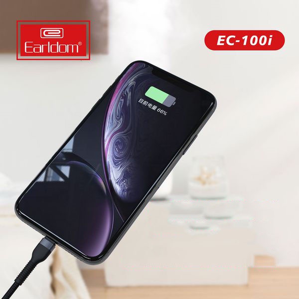 🛑Chính Hãng Earldom🛑 Cáp Sạc Bọc Dù 1M CHÍNH HÃNG EARLDOM EC-100   | Phụ Kiện Thông Minh 247 VN