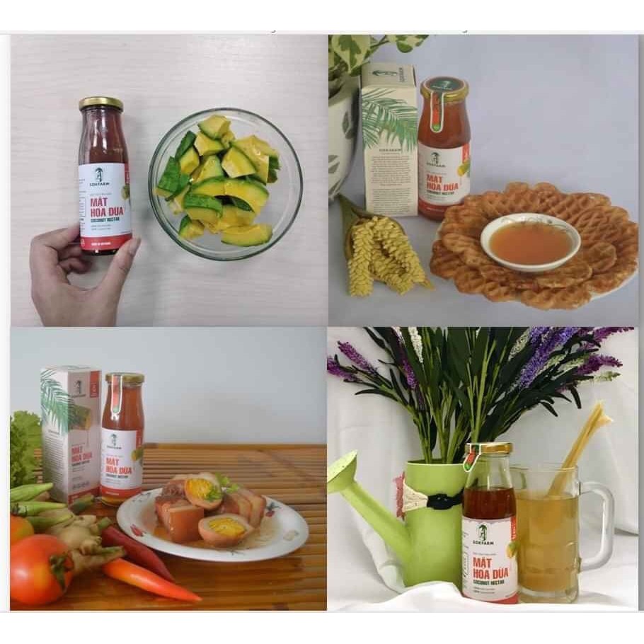 [Mã 77FMCGSALE1 giảm 10% đơn 250K] MẬT HOA DỪA CÔ ĐẶC SOKFARM 250G | BigBuy360 - bigbuy360.vn