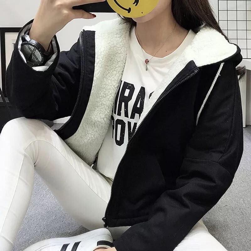 Áo kaki mũ lót lông