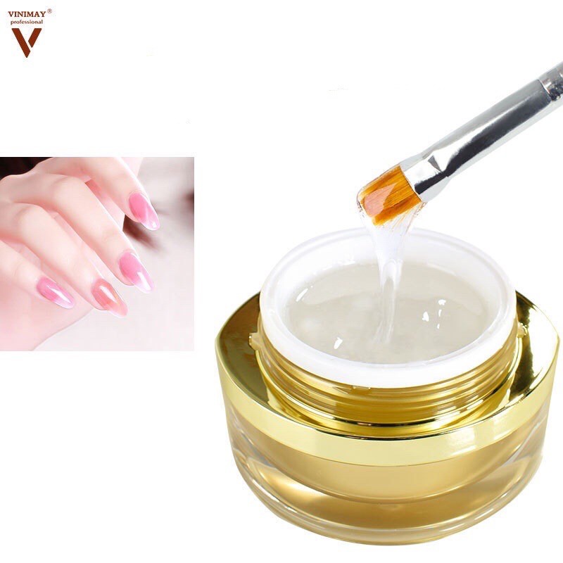 gel đắp móng uv clear gel vinimay 60ml không nóng