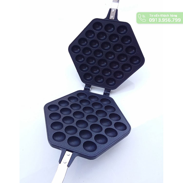 Khuôn nướng bánh trứng gà non 30 trái (Egg Waffle Pan)