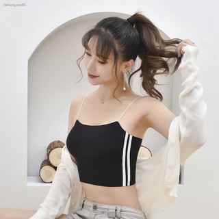 Áo Bra Đúc Su Kẻ Đen Trắng Thể Thao