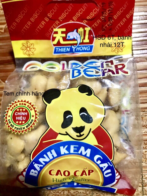 Bánh gấu Thiên Hồng gói 140g
