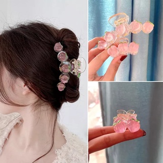 Kẹp tóc quả đào đáng yêu. kẹp tóc càng cua hình trái đào đáng yêu cho nữ mới kẹp tóc băng đô kẹp tóc
