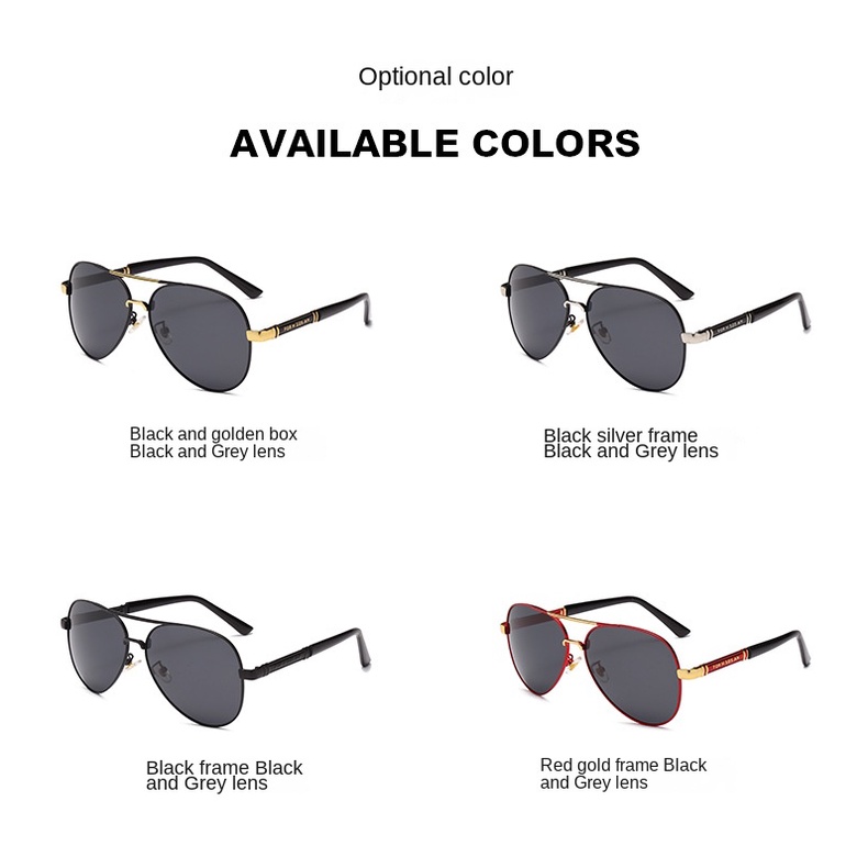 Kính Mát Phân Cực Chống Tia UV Ban Ngày Và Ban Đêm Cho Nam