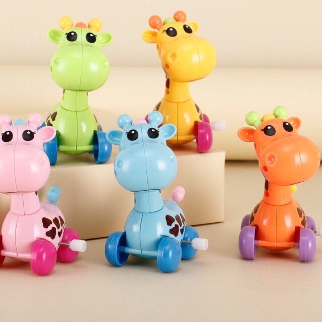 Đồ chơi con lên dây cót chọn hình cho bé - Xe chạy cót đáng yêu