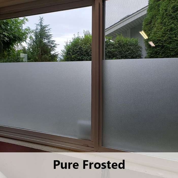 Miếng dán kính cửa sổ bảo vệ riêng tư tĩnh điện kiểm soát nhiệt cho nhà tắm/phòng khách/văn phòng nhiều màu chọn lựa