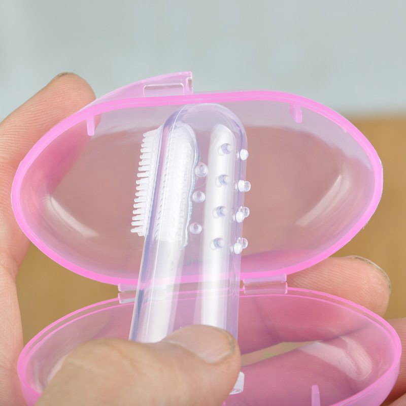 Toddler Baby Infant Oral Care Teeth Cleaning Silicone Finger Toothbrush