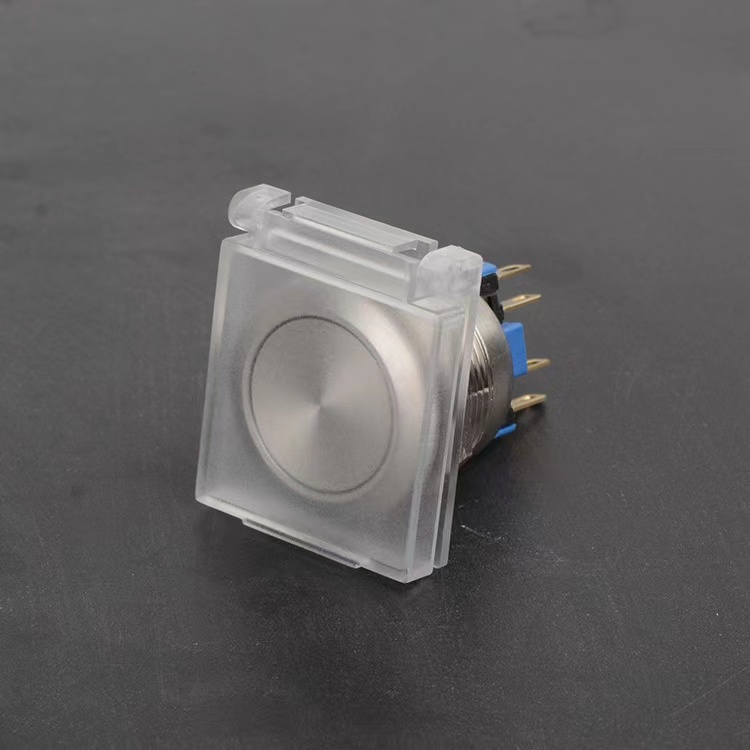 Nút Công Tắc Kim Loại Tròn 16 / 19 / 22mm Bằng Nhựa Chống Bụi / Va Chạm / Thấm Nước