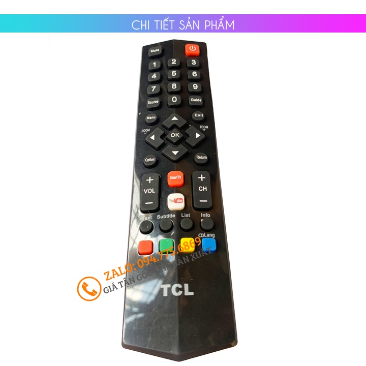 [ Hàng Zin Tốt ] Điều Khiển Tivi TCL Smart Tivi - Remote Tivi TCL Tương Thích Tất Cả Các Loại Tivi