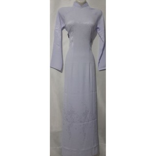 Áo Dài học sinh gấm thái tuấn quần lụa