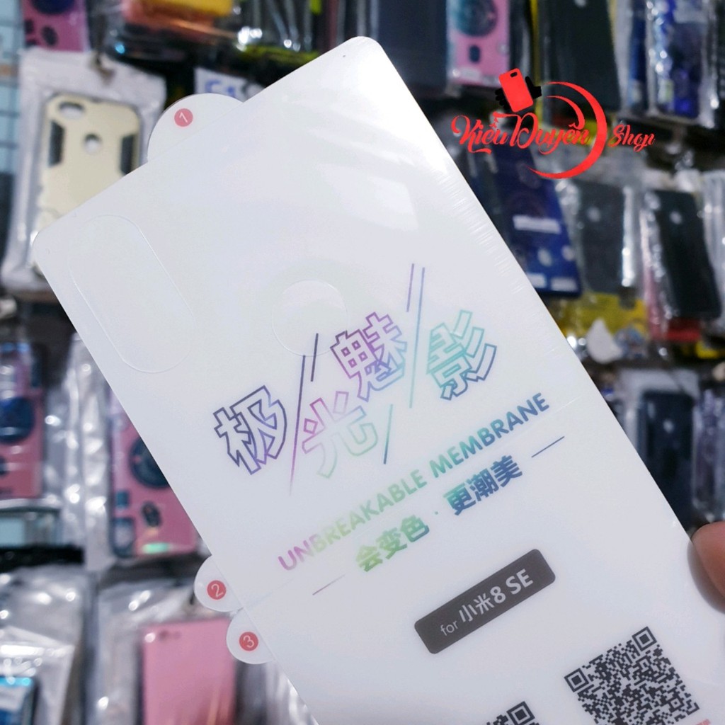 Miếng dán PPF mặt sau cho Xiaomi Mi 8,Mi 8 Lite,Mi 8 SE